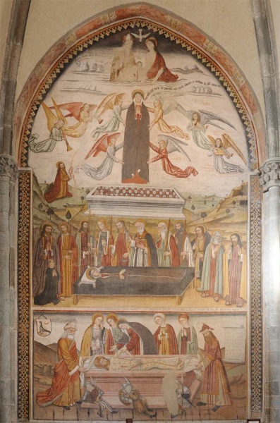 SANT’AMBROGIO DI TORINO (To). Sacra di San Michele. Assunzione con il Sacro lenzuolo.