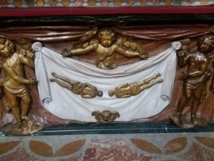 TORINO. Real Chiesa di San Lorenzo. Cappella del Crocifisso.