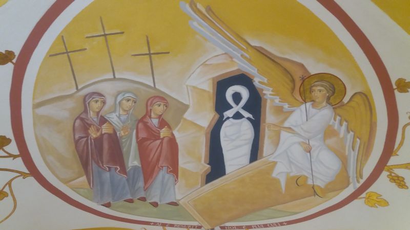 CERCIVENTO (Ud). Una bibbia a cielo aperto: Sepolcro di Cristo con la Sindone.