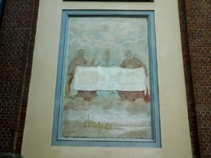 CASALGRASSO (TO). Santuario Madonna delle Grazie o della Madonnina, con immagine sindonica.
