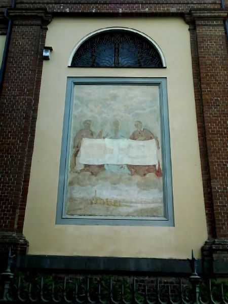 CASALGRASSO (TO). Santuario Madonna delle Grazie o della Madonnina, con immagine sindonica.