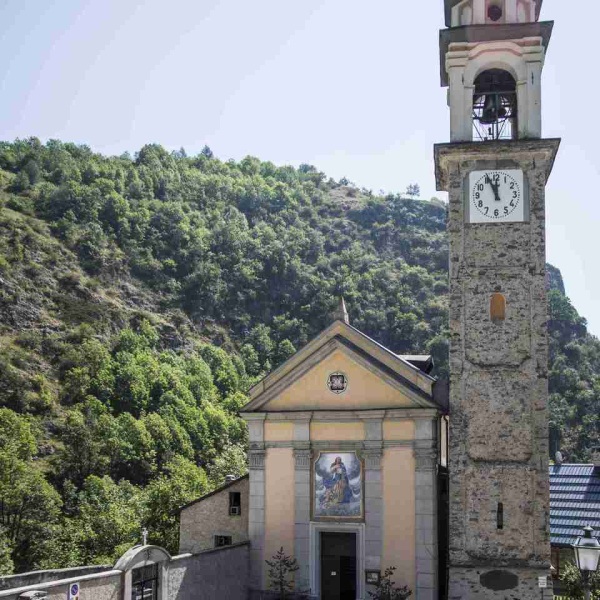 PIETRAPORZIO (CN), fraz. Pontebernardo. Chiesa di Santa Maria Assunta, dipinto sindonico.