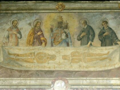 BIELLA. Casa Privata. Via Costa del Vernato, 40. Immagine sindonica.