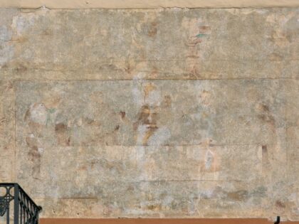 BIELLA. Palazzo Teccio. Piazza Cisterna, 5. Immagine sindonica.