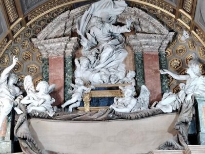 ROMA. Chiesa del Santissimo Sudario, con immagine sindonica.