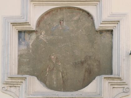 CARIGNANO (TO). Casa privata. Via Principi di Carignano, 18 con immagine sindonica.