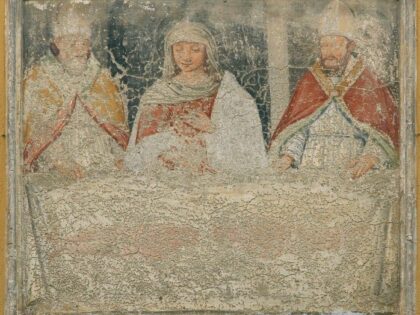CARRU'(CN). Casa privata. Via Roma, 3 con affresco sindonico.