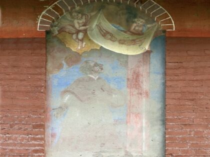 CASTELLINALDO (CN), loc. san Pietro. Cascina S. Carlo con affresco sindonico.