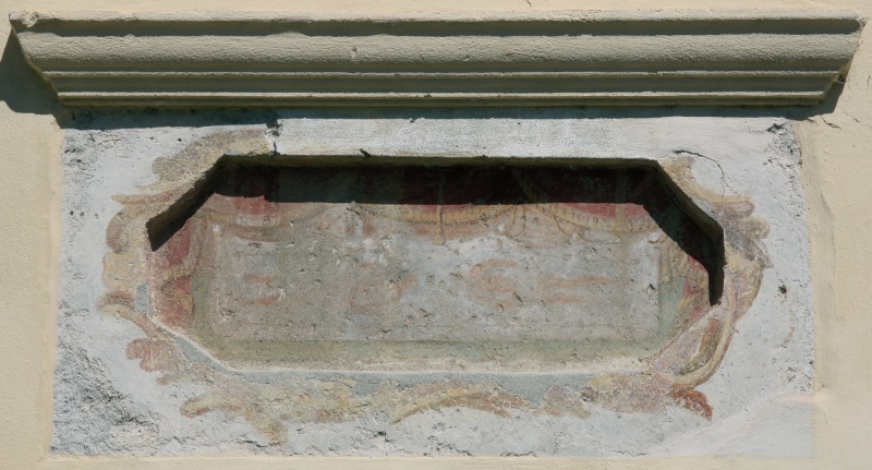 CHIAVERANO (TO). Cappella di S. Rocco, con immagine sindonica.