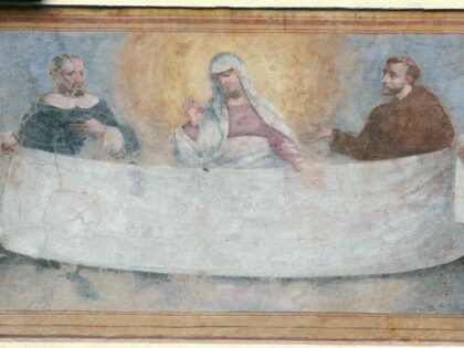 CHIERI (TO). Via Vittorio Emamuele II, 75, con immagine sindonica.