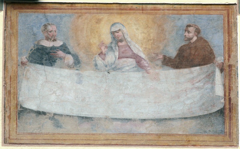 CHIERI (TO). Via Vittorio Emamuele II, 75, con immagine sindonica.