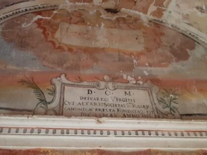 CINAGLIO D’ASTI (At). Chiesa san Felice al cimitero con affresco sindonico.