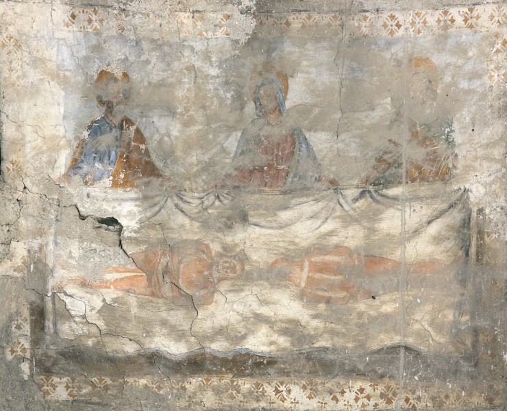 ENTRACQUE (CN). Casa privata. Via Fucina con affresco sindonico.