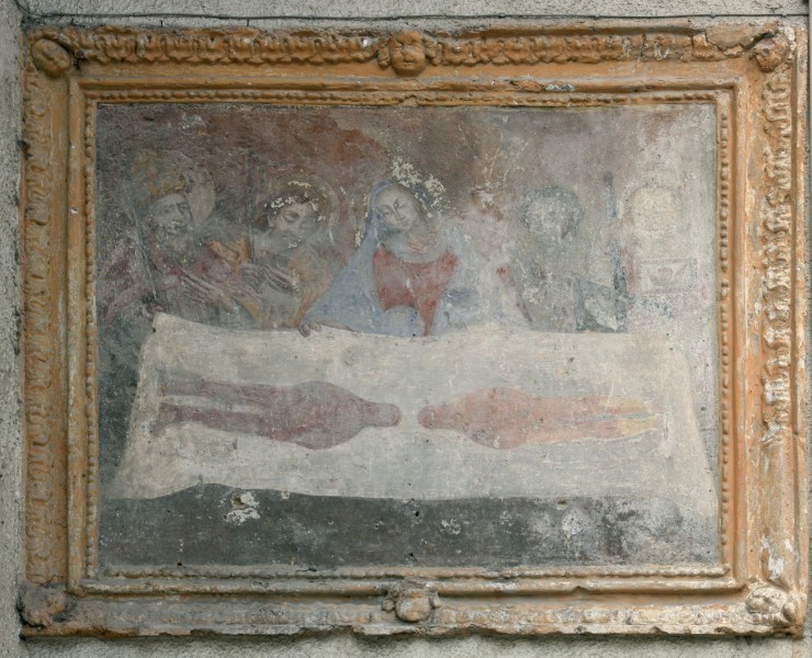 GIAVENO (TO). Casa privata. Via 24 Maggio, con affresco sindonico.