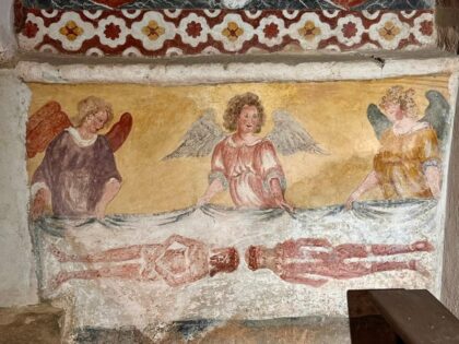 CASTELNUOVO DI CEVA (Cn). Cappella di San Maurizio, con immagine sindonica.