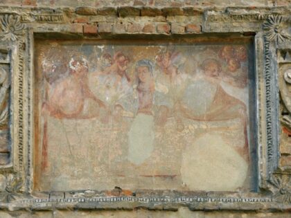 CARIGNANO (TO). Casa privata. Via Monte di Pietà 3, con affresco sindonico.