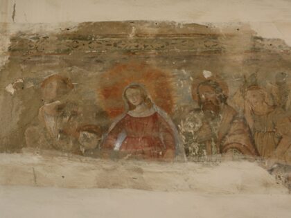 MONTICELLO D’ALBA (CN). Casa privata. Via R. Margherita, 7, con affresco sindonico.