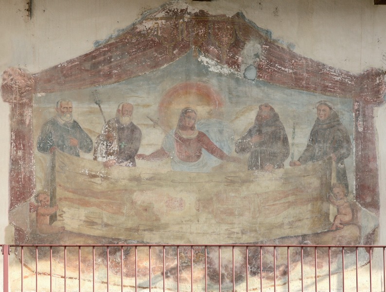 MURELLO (CN). Casa privata. Via Calandra, con affresco sindonico..