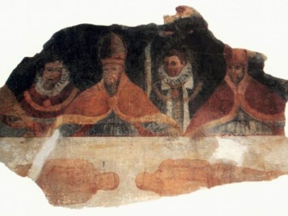 NOLE (To). Cappella di san Grato, con affresco sindonico.