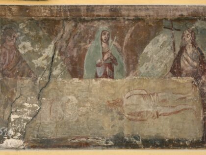REVELLO (CN). Casa privata. Via Vittorio Emanuele III , 60, con affresco sindonico.