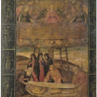 TORINO, Museo della Sindone, Tempera su seta, di Giovanni Battista Della Rovere.