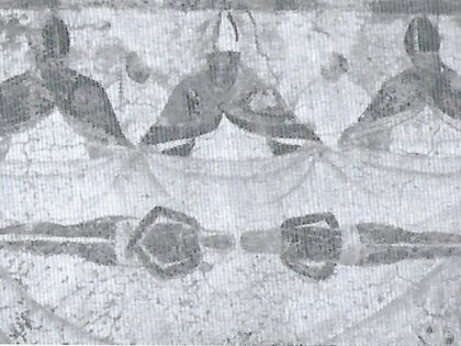 VIVERONE (Bi), chiesa di Santa Maria della Cura, Ostensione sindonica, fine XVI-inizio XVII secolo.